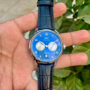 IWC Portugieser Power Reserve Black Blue White Chrono