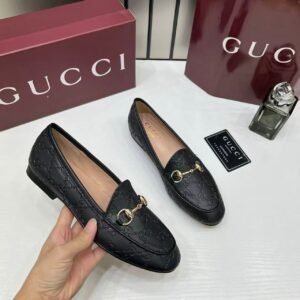 Gucci_Womens_Jordaan_Loafers_Wid_OG_Box_&_Carry_Bag_Black_A885-1C