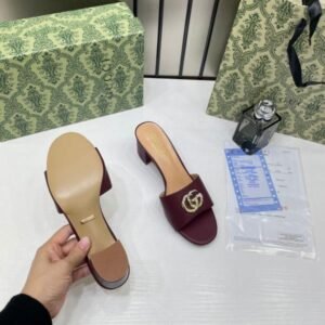 Gucci_Womens_Leather_Mid-Heel_Mules_With_OG_Box_&_Dust_Bag_Wine_8190-6A