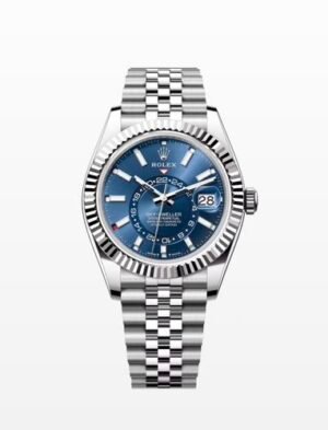 Rolex Sky Dweller Silver Blue
