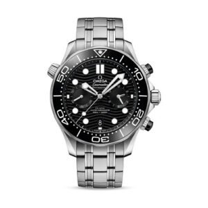Omega Seamaster 300m Co Axial Chronograph Silver Black
