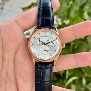 Jaeger Le Coultre Master Ultra Thin Black Rose Gold